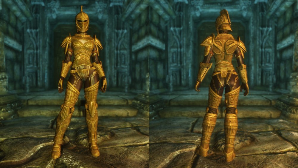 Skyrim двемерская броня женская