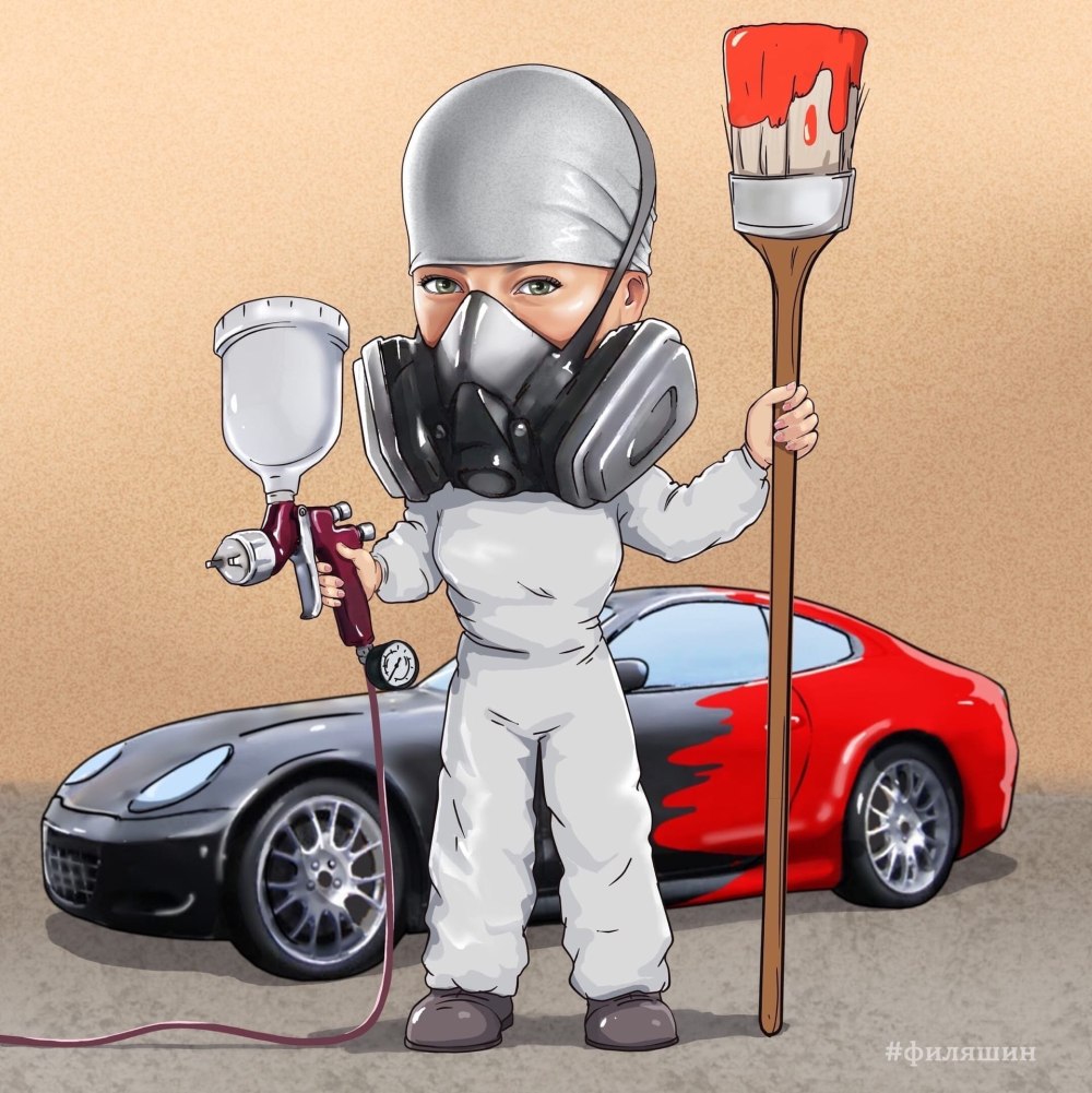 Автомеханик раскраска для детей