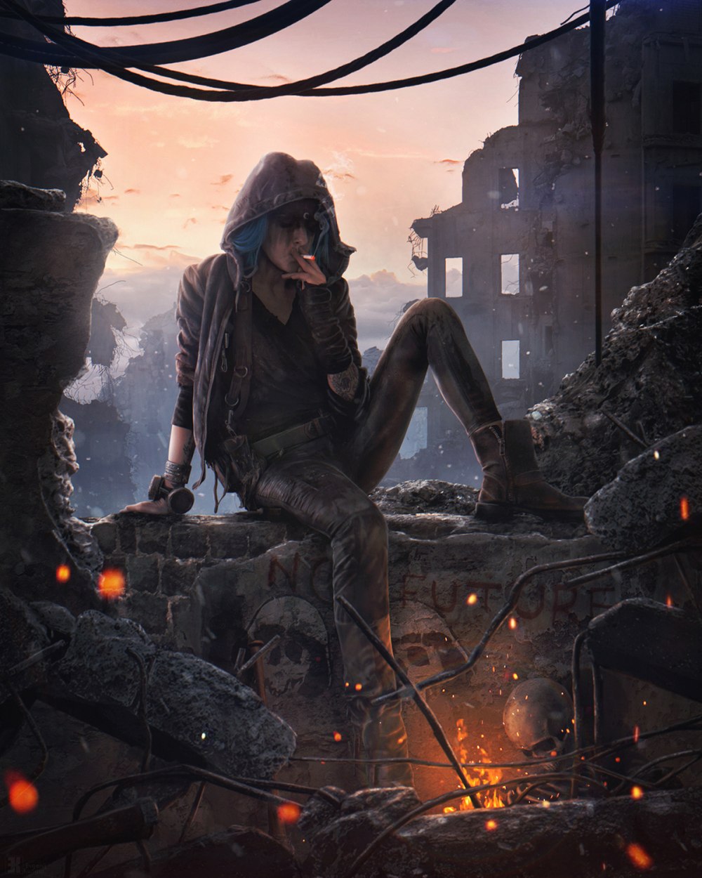 Metro 2033 Art девушки