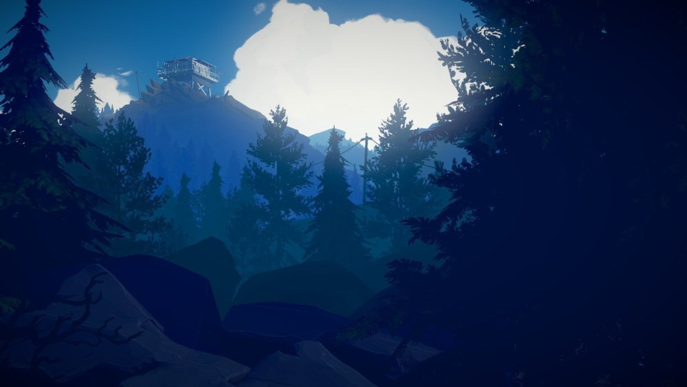 Firewatch лес
