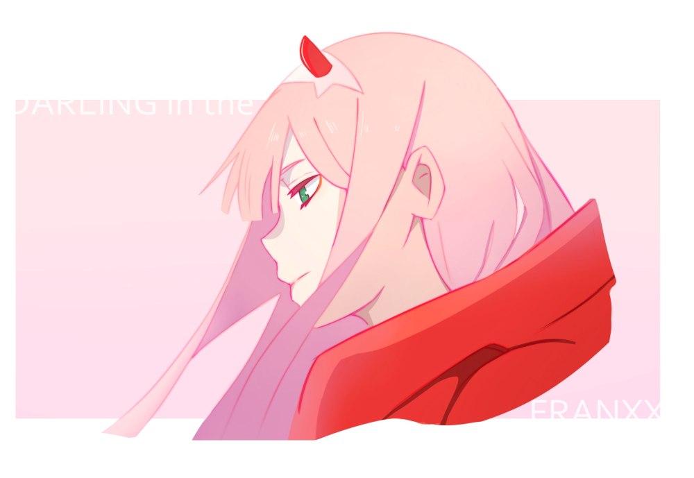 Zero two с боку