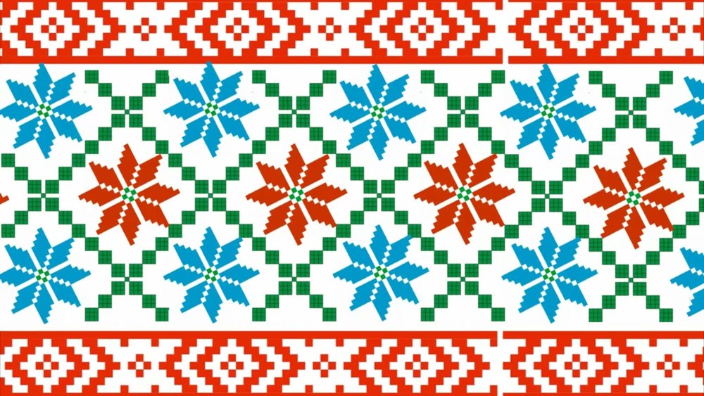 Удмуртская вышивка Кабачи