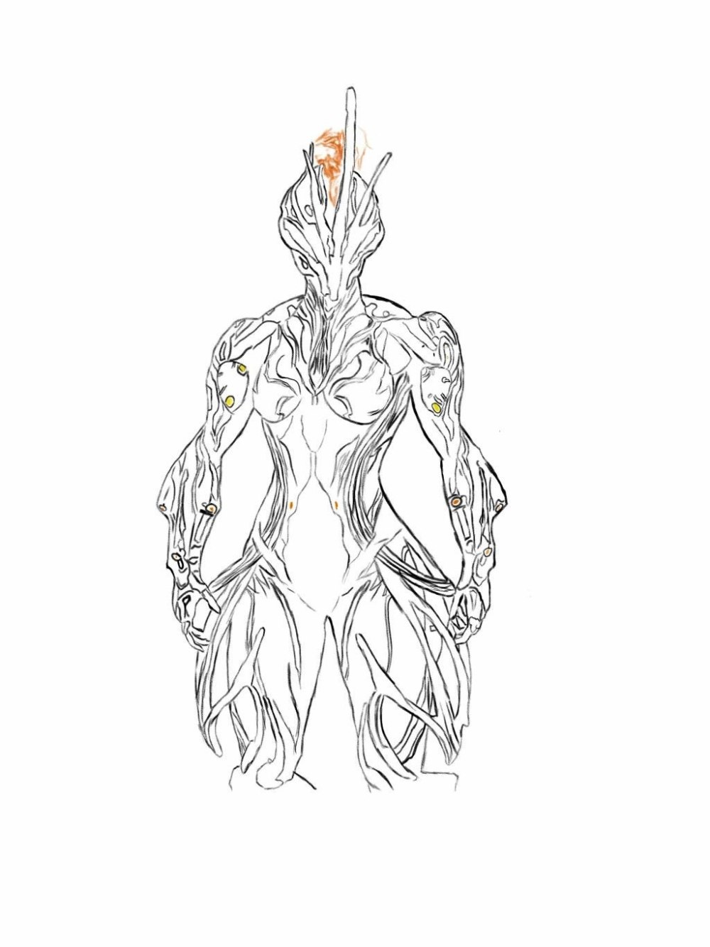 Warframe Эмбер Art
