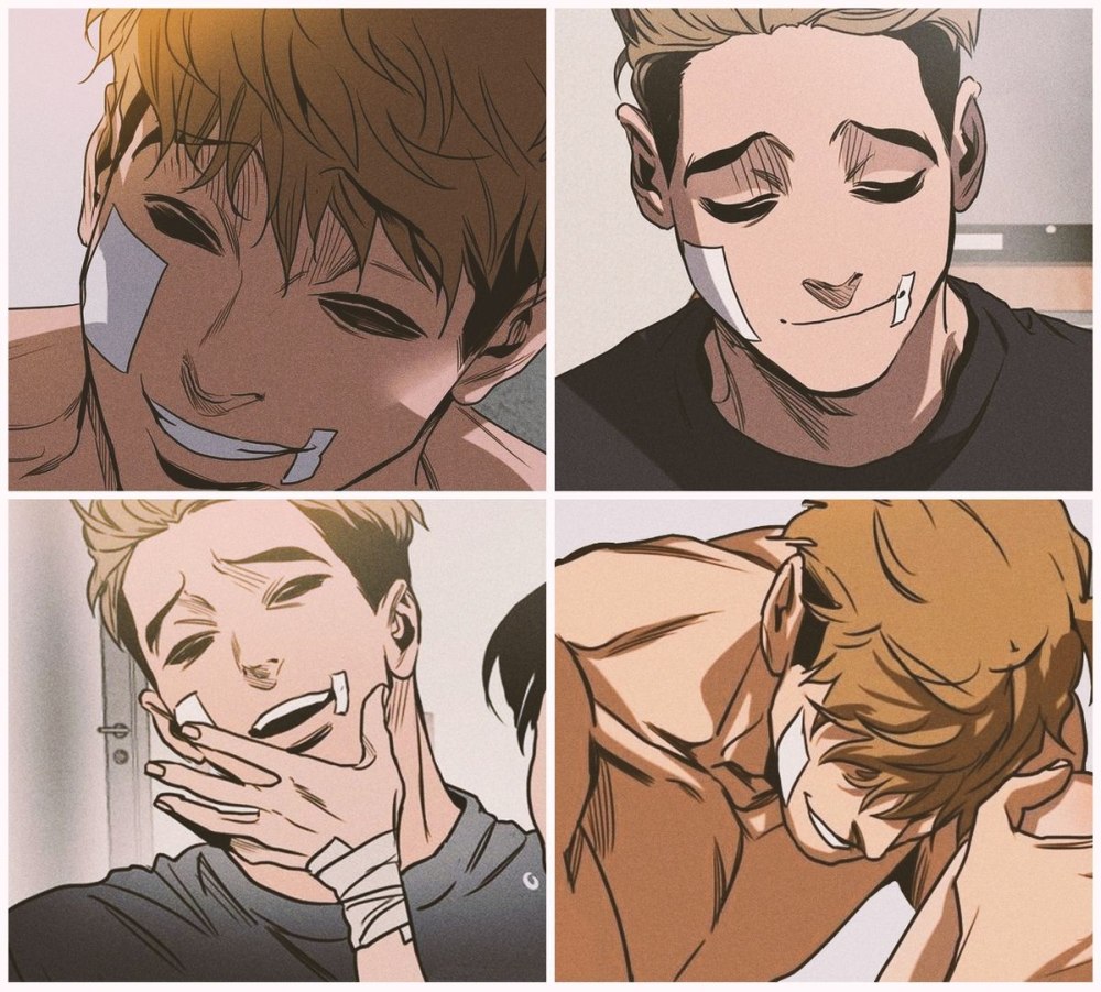 Killing Stalking Ян сонбэ поцелуй