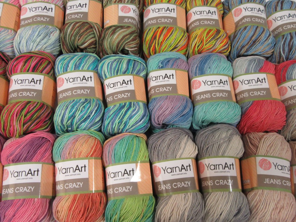 Пряжа YARNART Jeans Crazy палитра