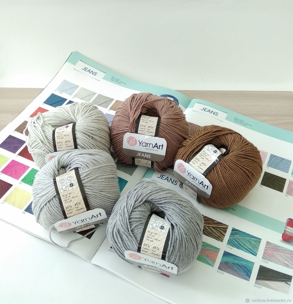 Пряжа/Yarn: YARNART Jeans