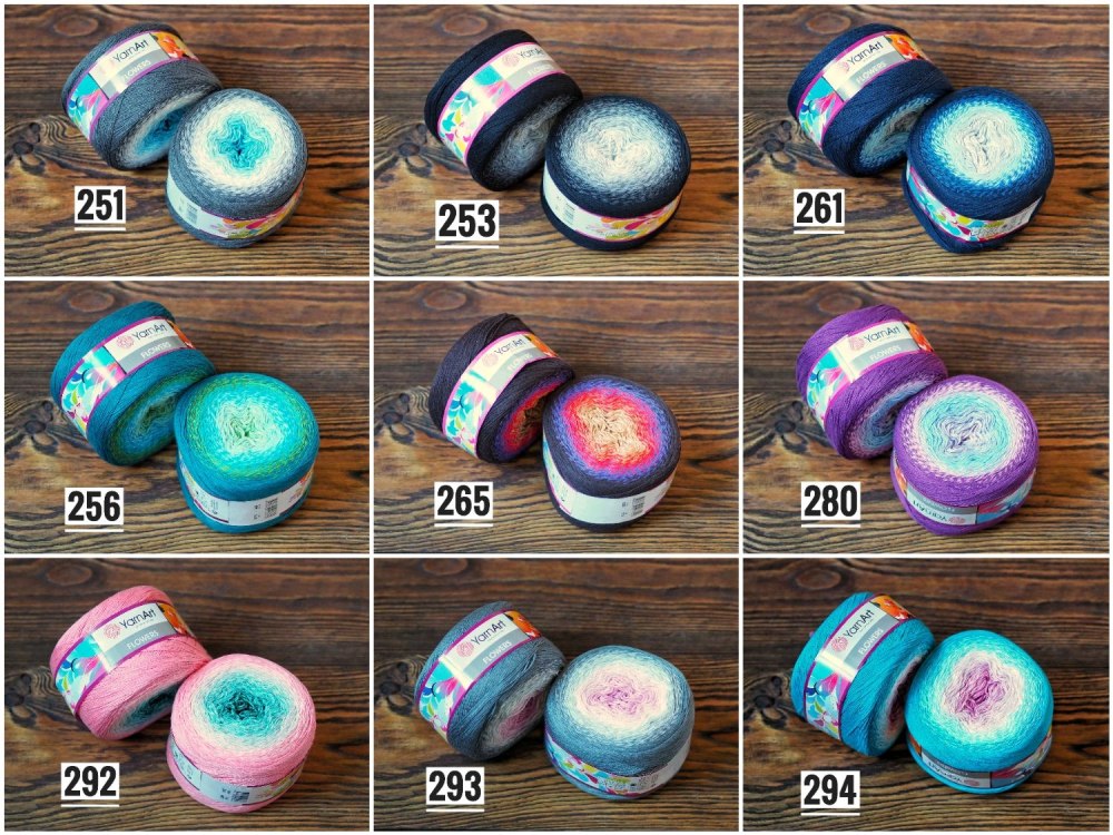Пряжа YARNART "Style" 50г 185м (67% хлопок, 33% вискоза)