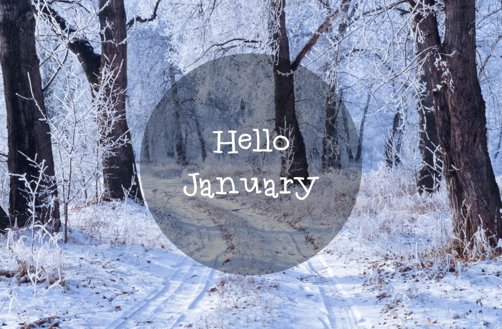 January надпись