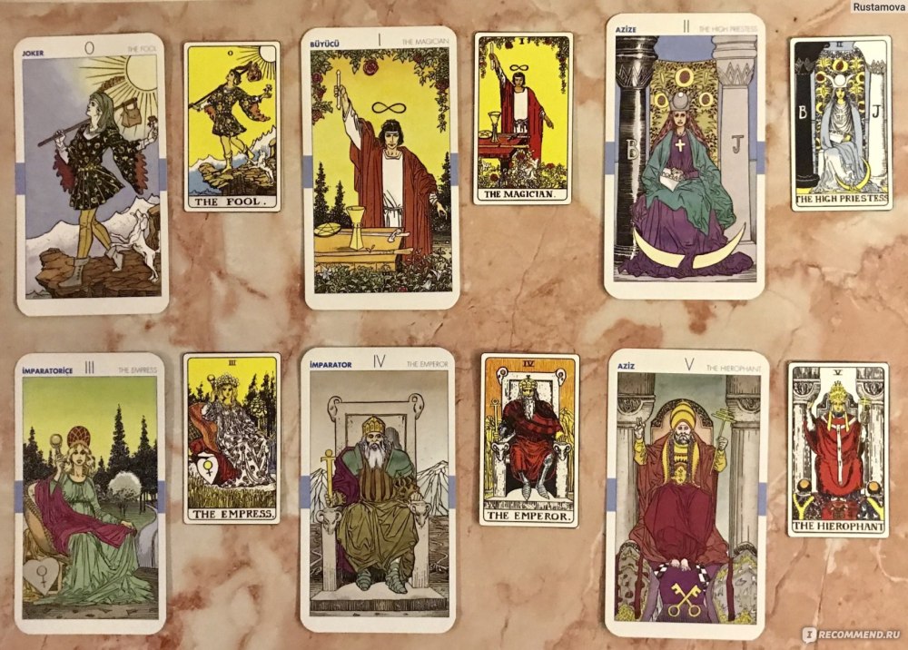 Голографические карты Таро Уэйта a.e.Waite Tarot