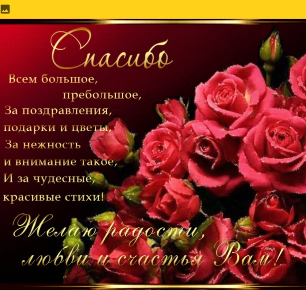 Спасибоза поздравленич