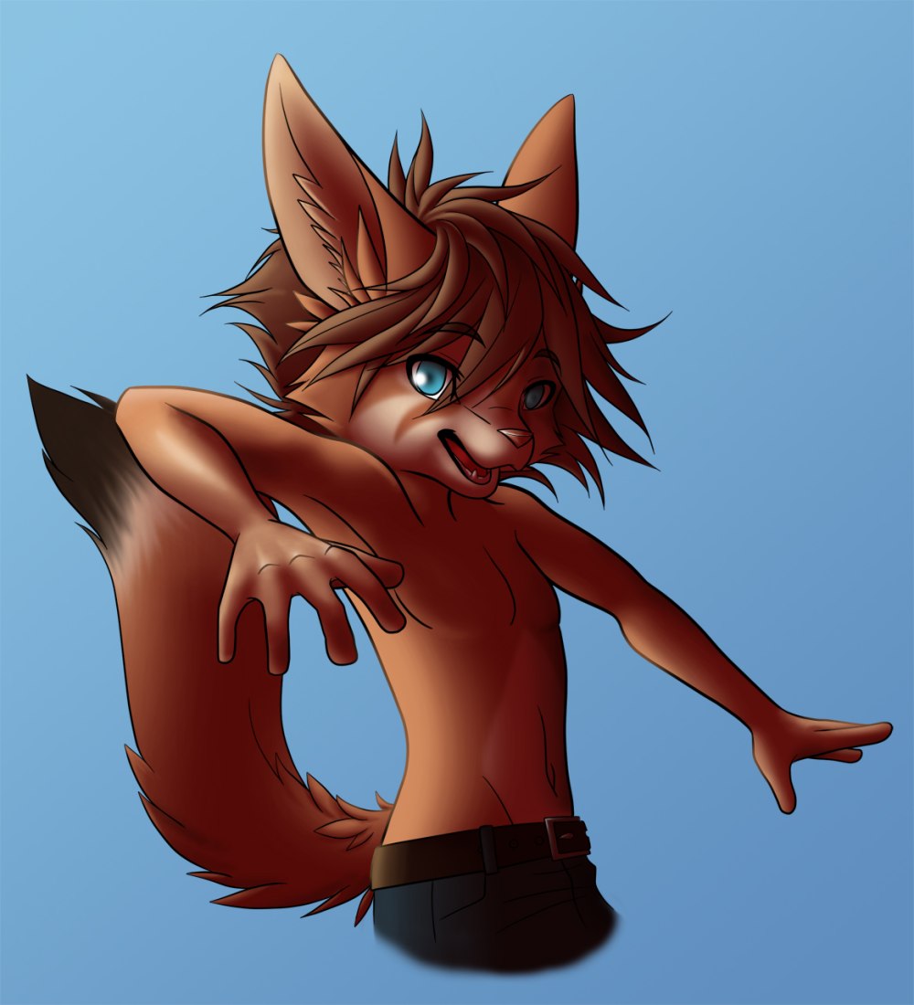 Лисы Cub furry