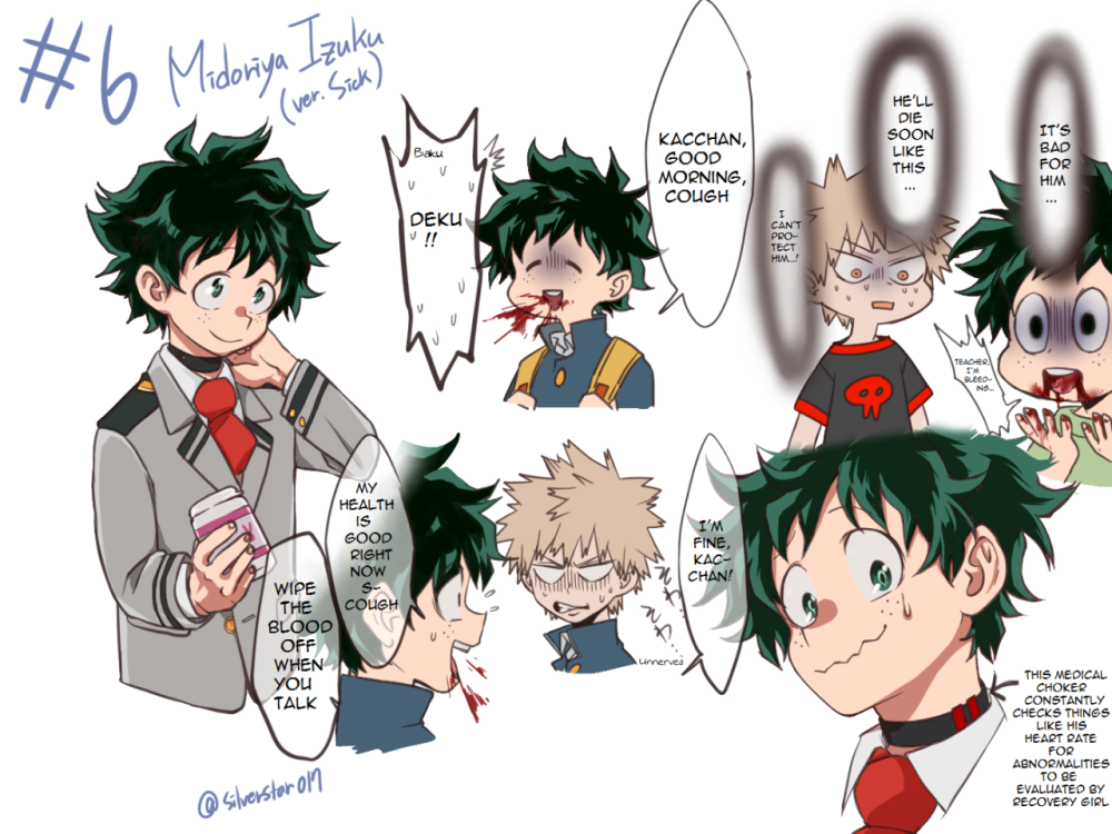 My Hero Academia Мидория и Тодороки