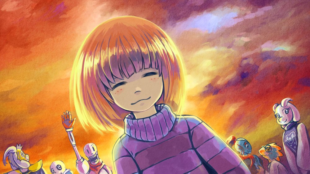 Фриск Undertale арт