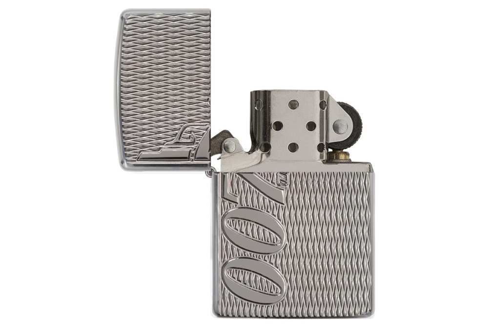 Зажигалка Zippo "Classic Brushed Chrome". 20855