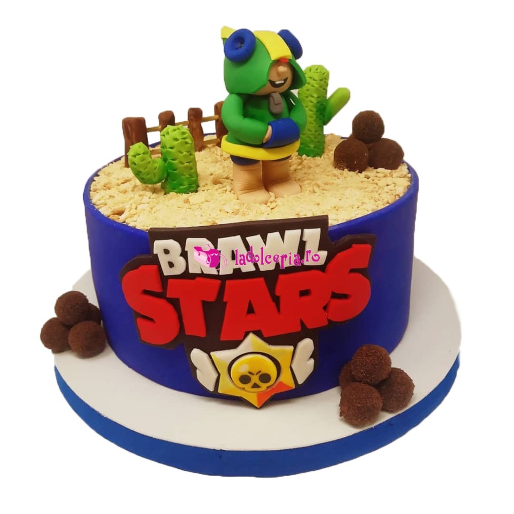 Торт с Леоном из Brawl