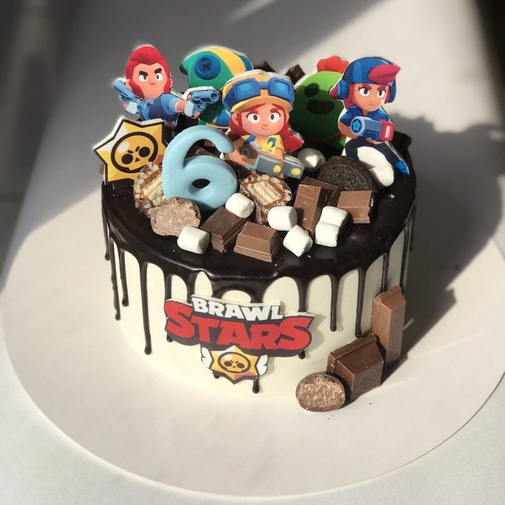 Торт Brawl Stars на день рождения мальчику