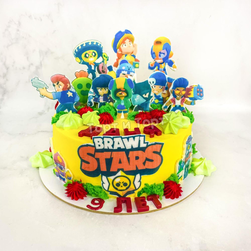 Brawl Stars торт для мальчиков