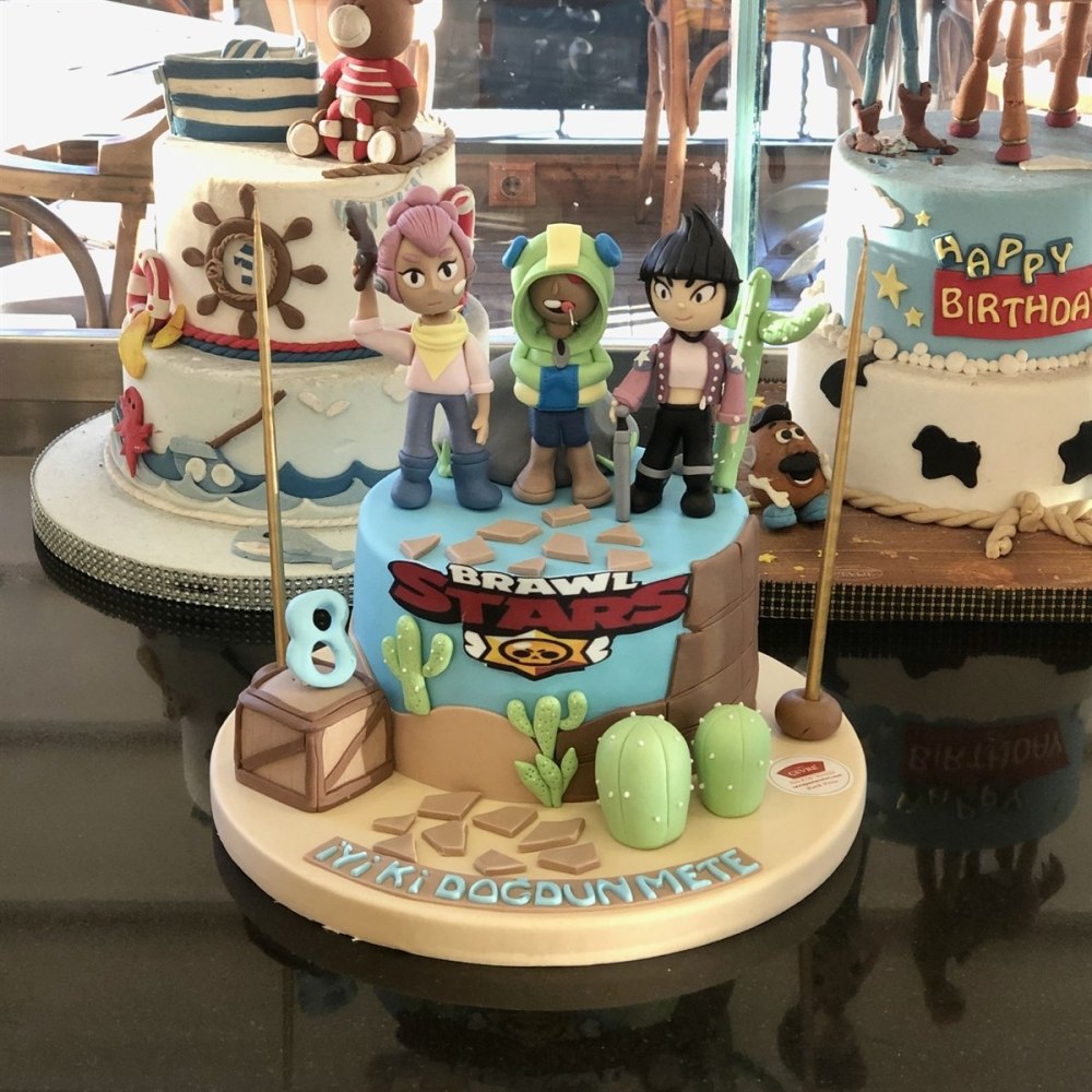 Торт Brawl Stars на день рождения девочке