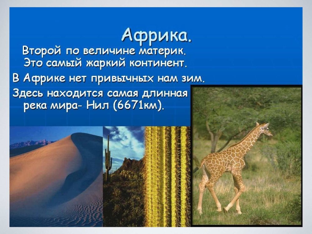 Презентация на тему Африка