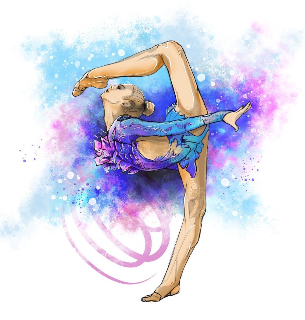 Спортсмен рисунок
