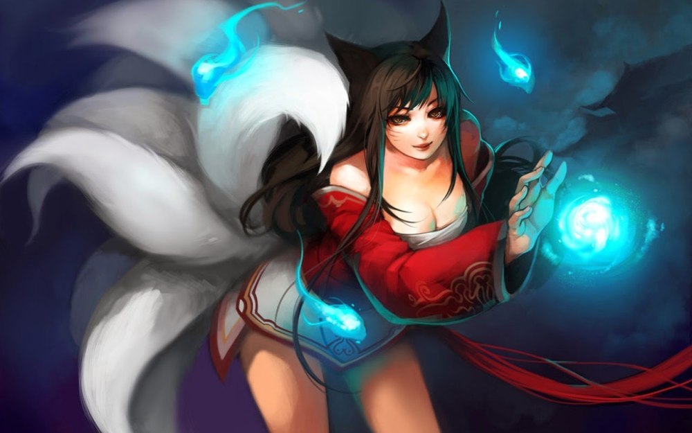 Девятихвостая лиса Ahri