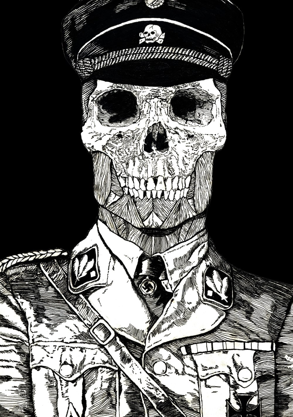 R3ich нашивка Operator Skull