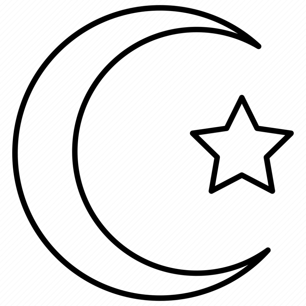 Moon outline