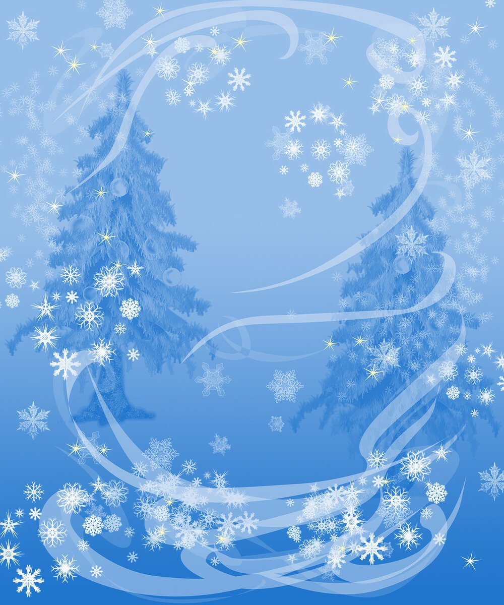 Зимний фон
