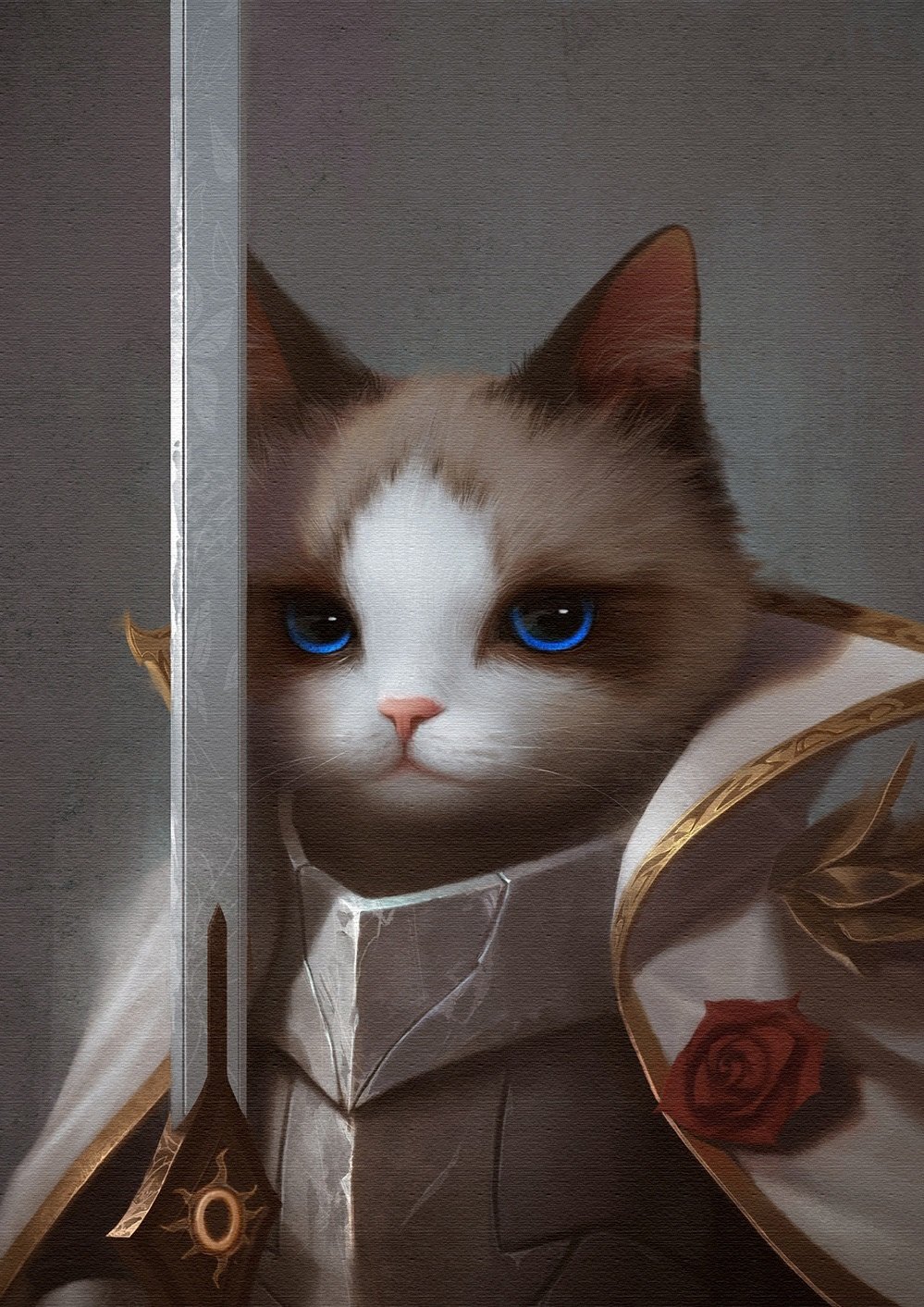 Котик в доспехах