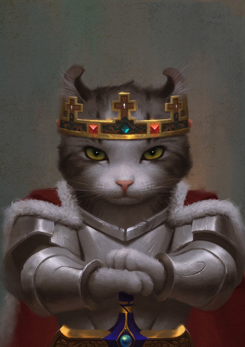Котик рыцарь