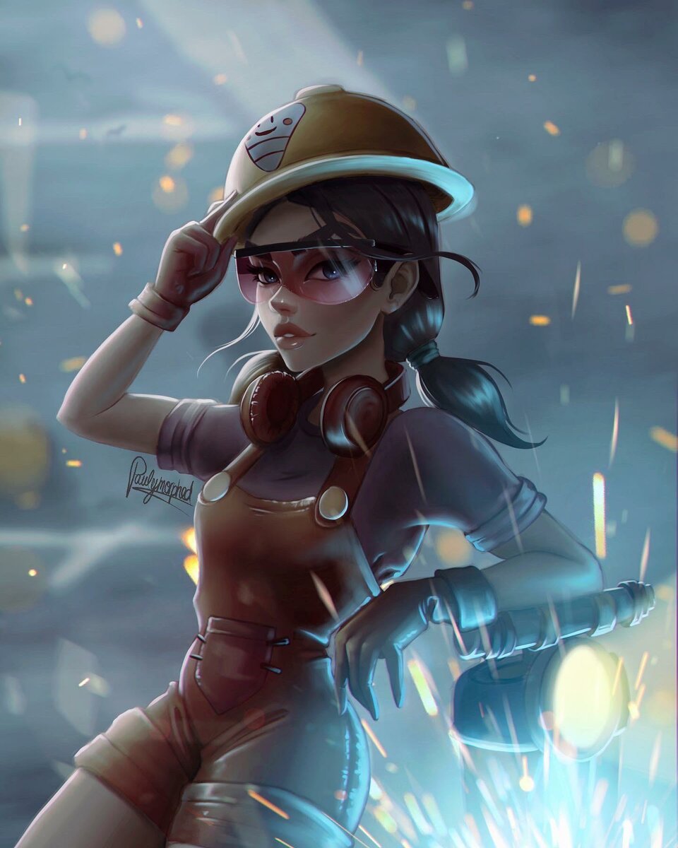 Brawl Stars арт героиня Биби