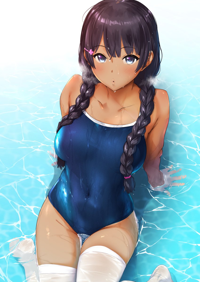 School Swimsuit аниме 18