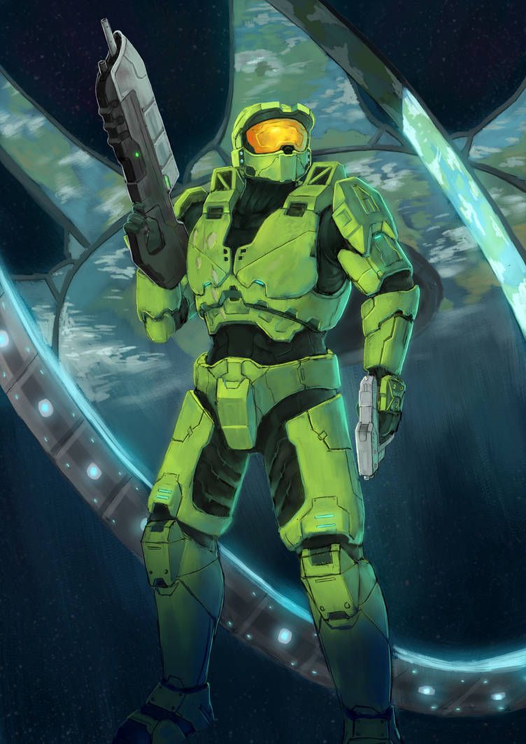Halo мастер Чиф арт