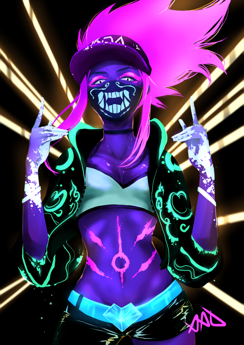League of Legends маска КДА