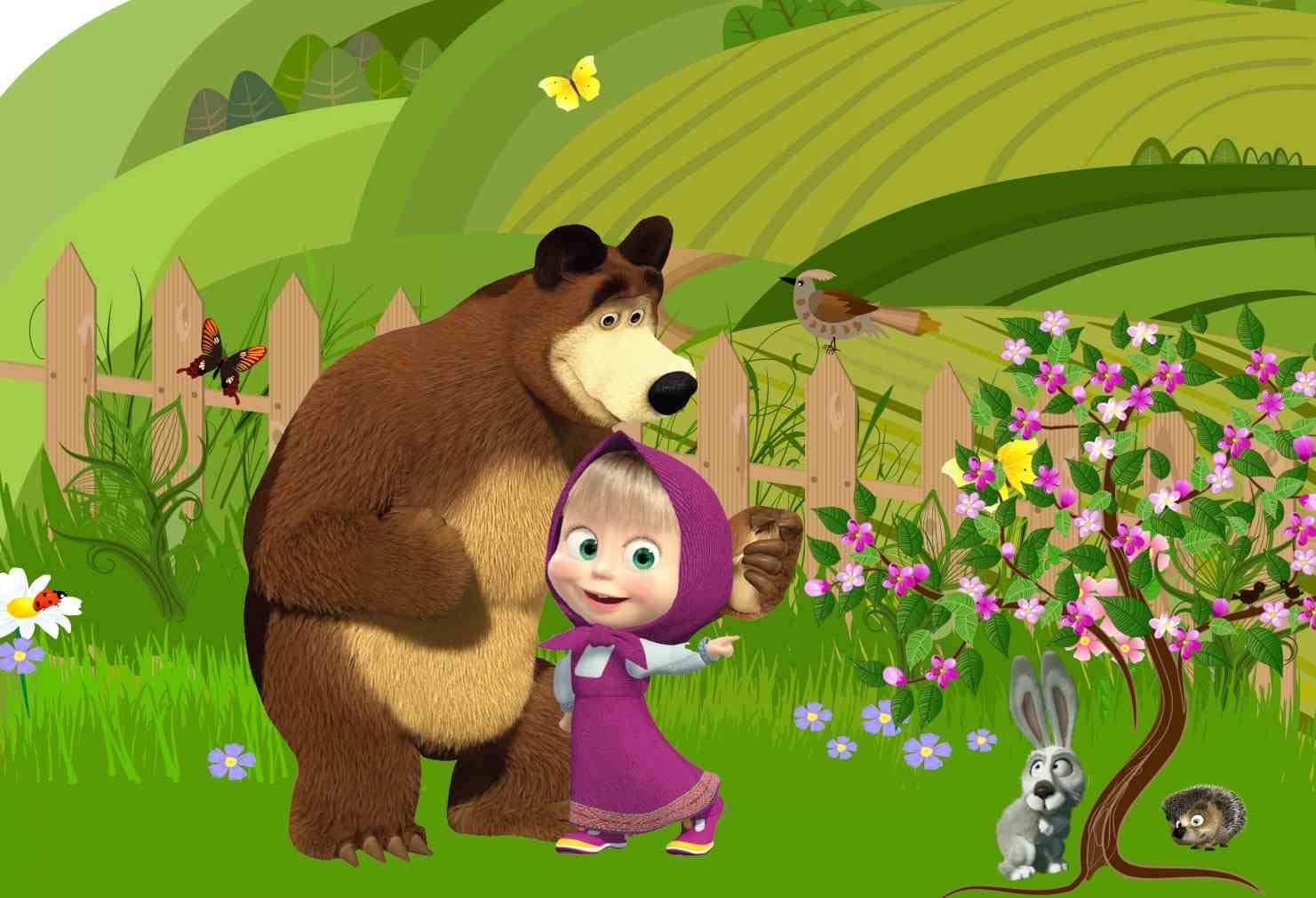 Masha and bear. Masha and the Bear. Тантамареска Маша и медведь. Masha and the Bear тема. Картинки Маша и медведь с радугой.