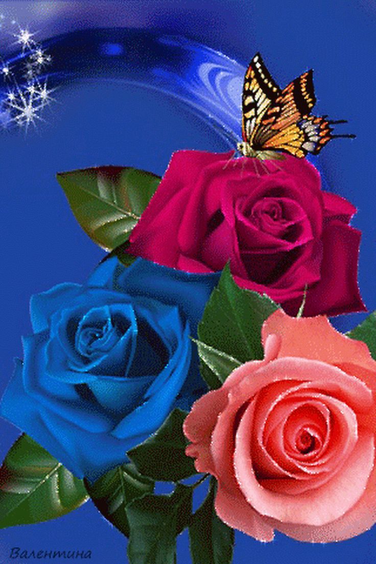 Анимационные цветы