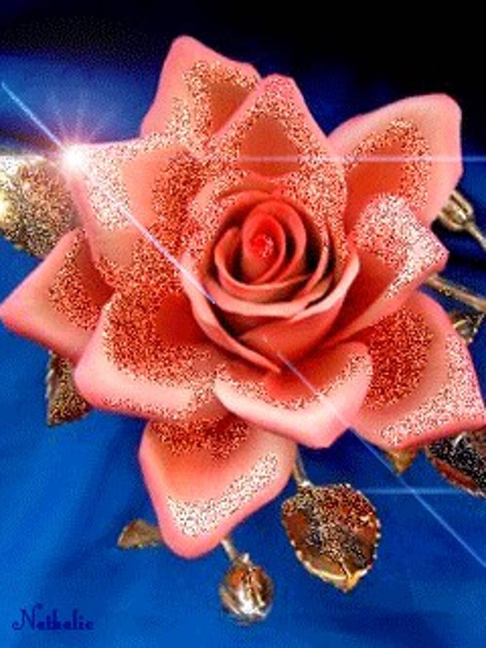 Розы с блеском