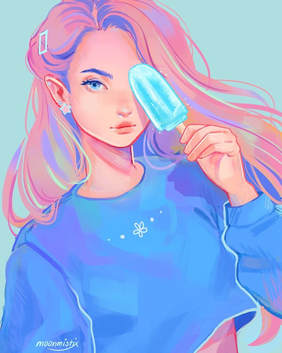 Девушка рисунок