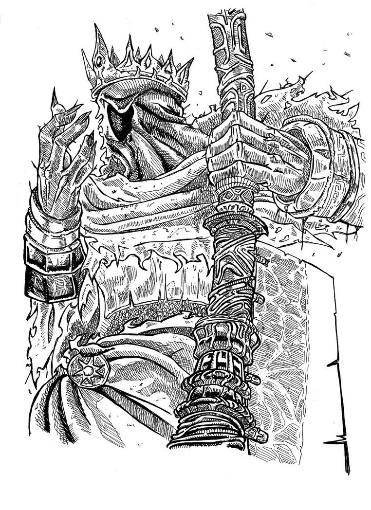 Dark Souls 3 великан Йорм