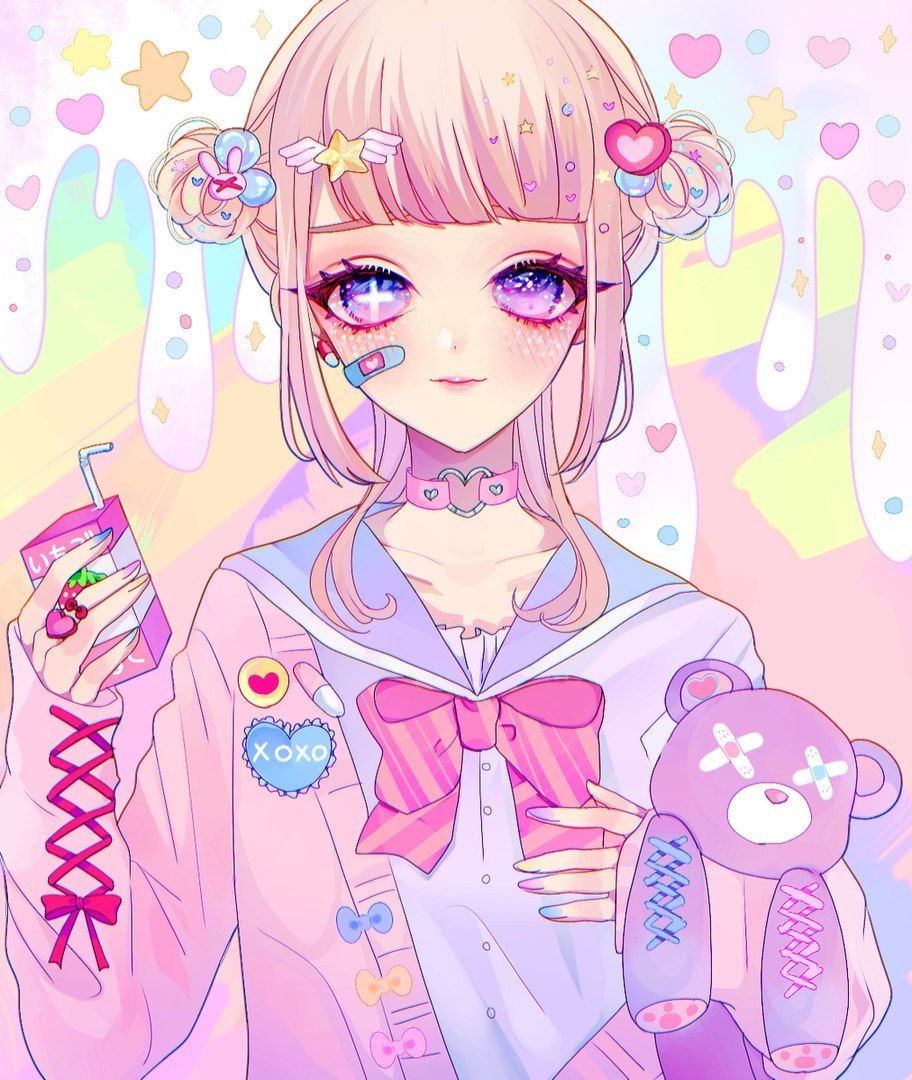 Yami kawaii Art аниме