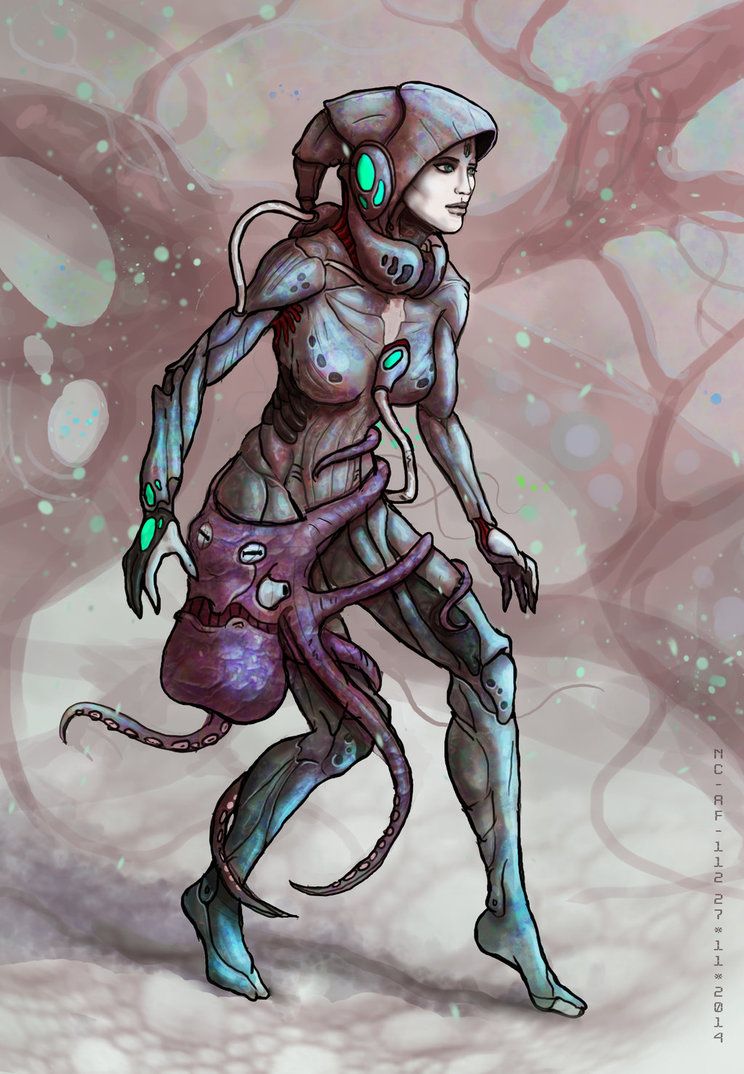 Cyberpunk инженер Art