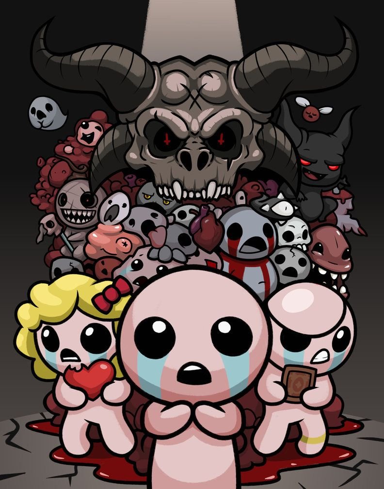 Айзек из the Binding of Isaac Rebirth