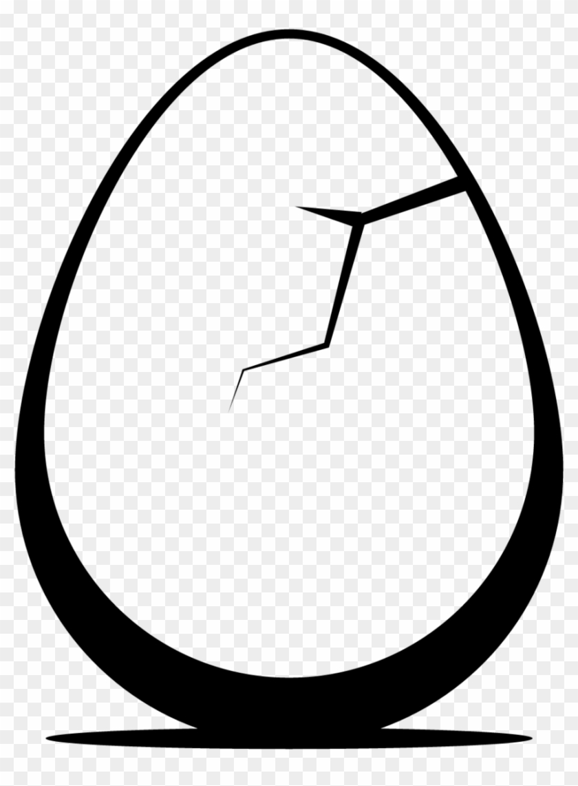 Яйцо на черном фоне