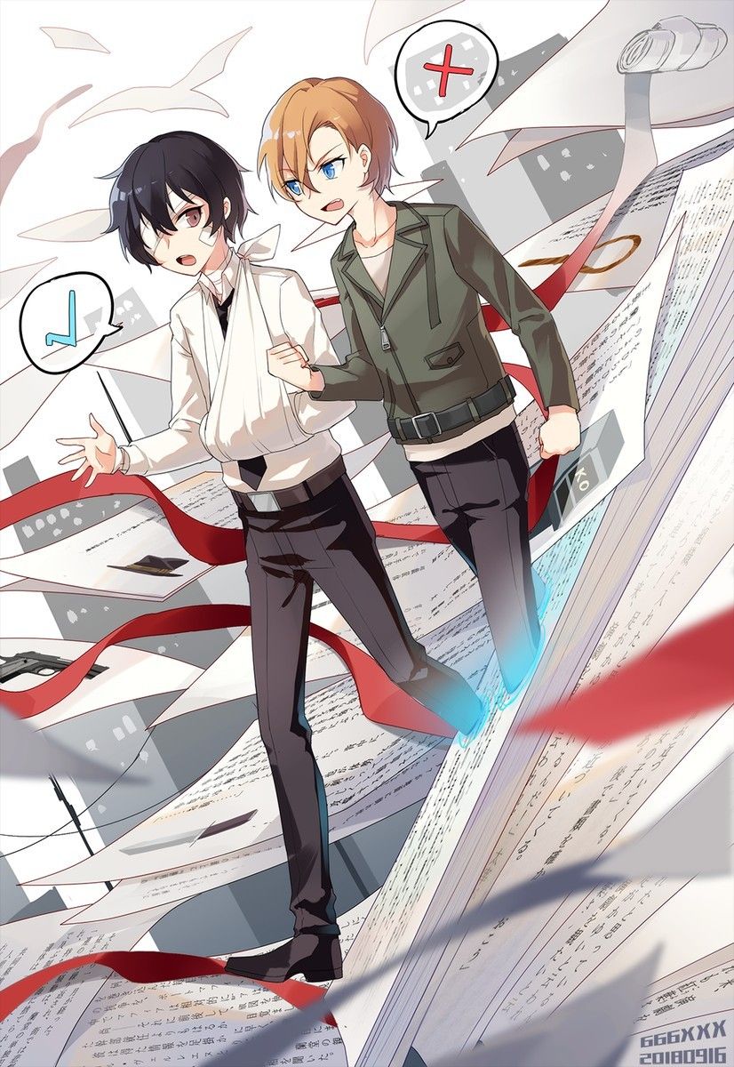Bungou Stray Dogs - Осаму Дазай, Чуя Накахара