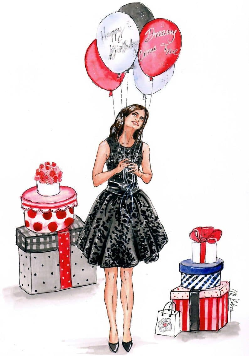 Стильные открытки с днем рождения