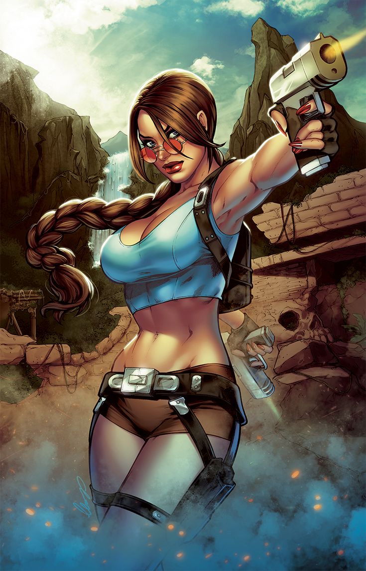 Лара Крофт из Tomb Raider 1