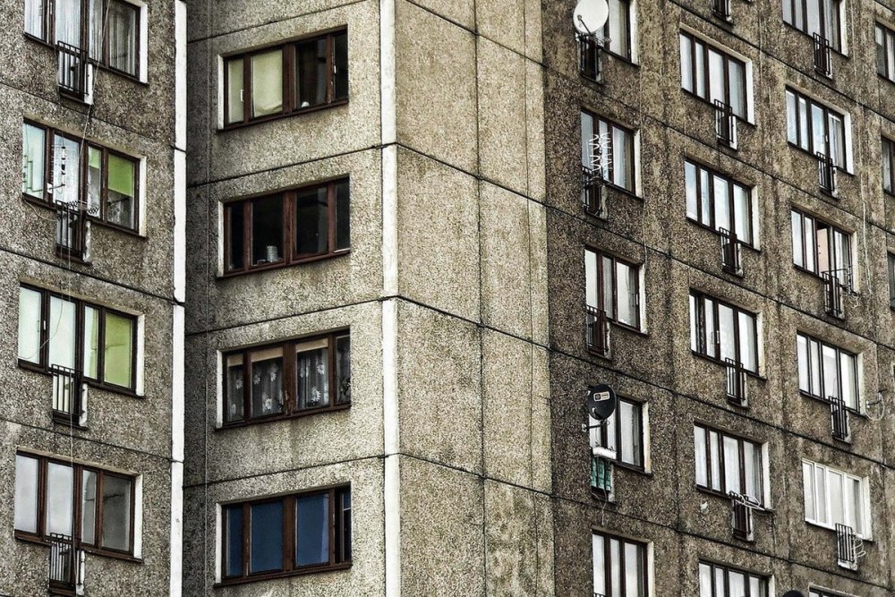 Панельный многоэтажный дом