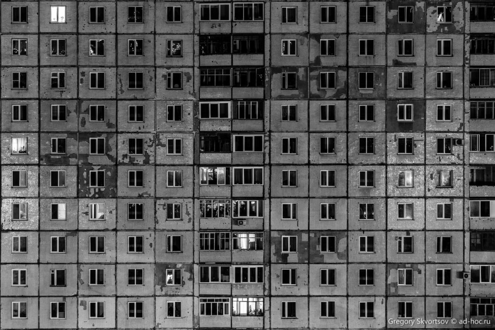 Панельная многоэтажка текстура