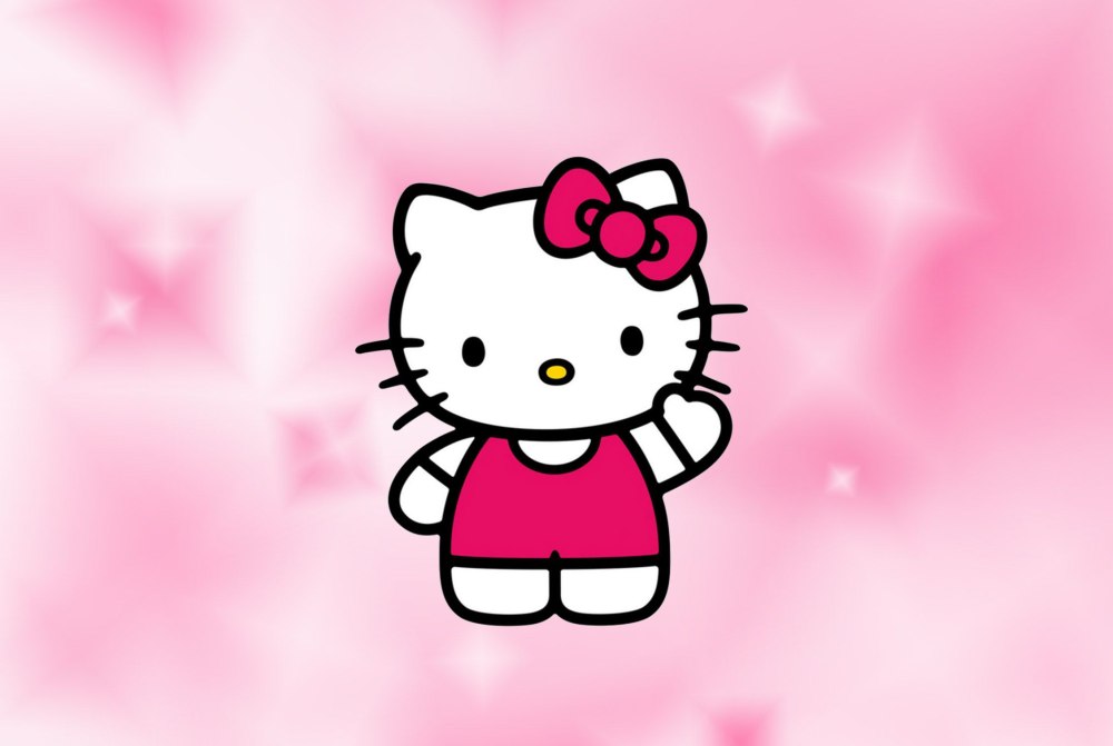 Hello Kitty Sanrio Стикеры