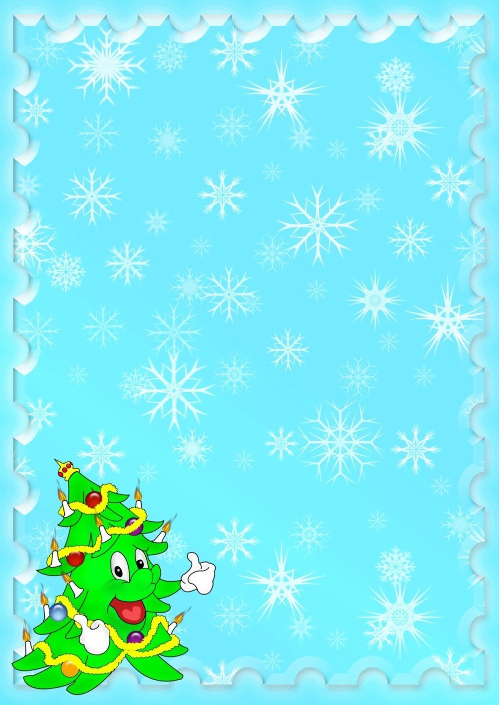 Фон зима для детей